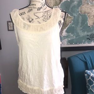 Lace tank top